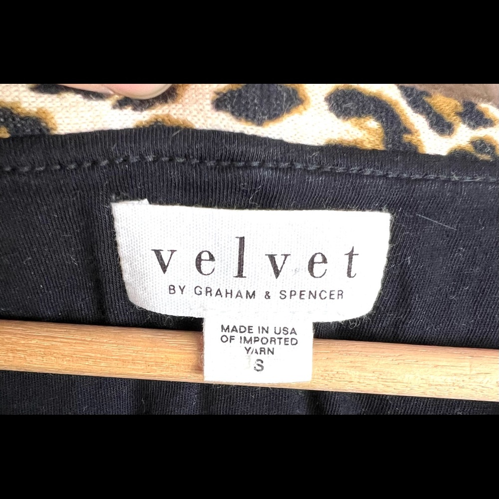 Anthropologie Velvet by Graham Jolene Leopard Puff Sleeve Dress Small - Picture 5 of 6